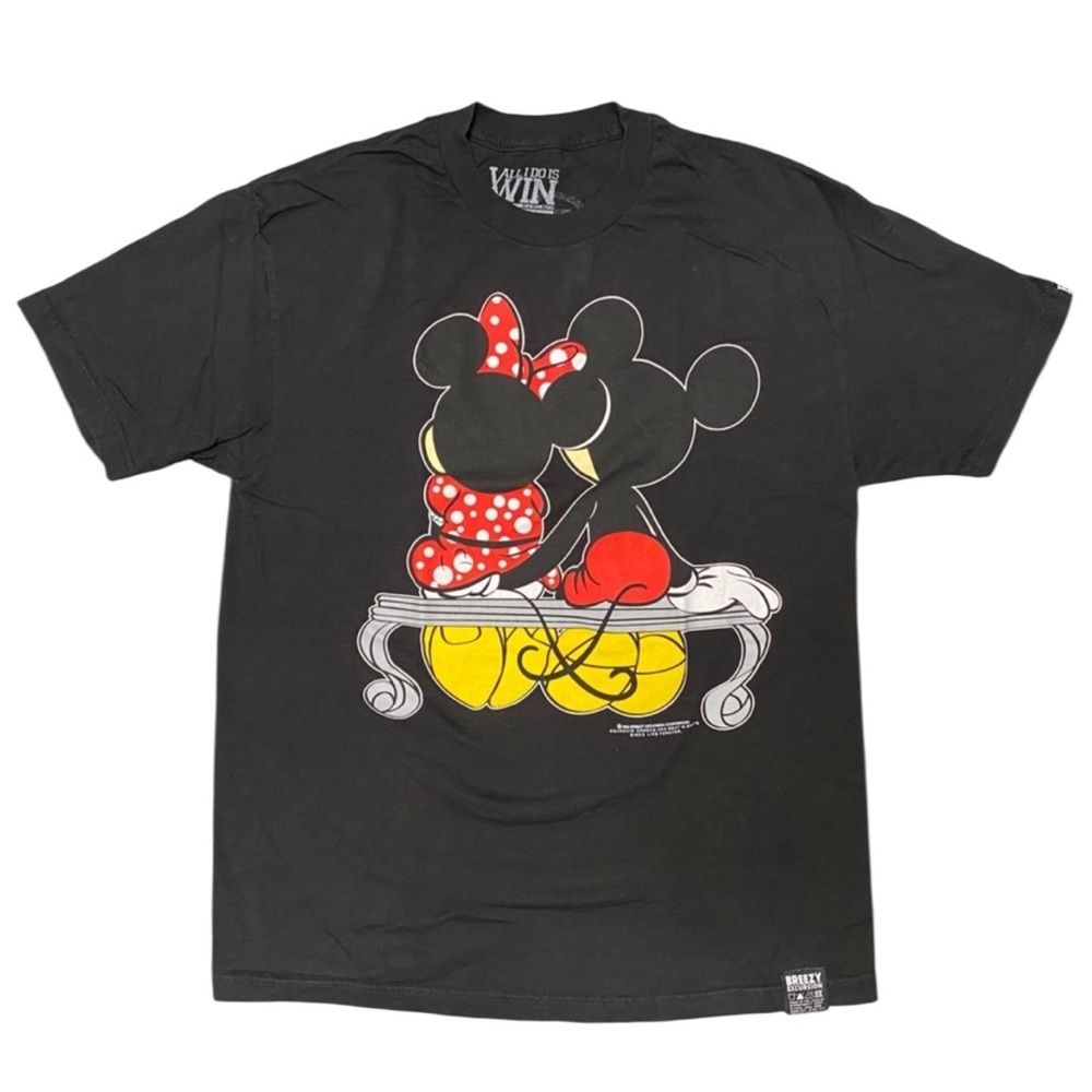 VINTAGE Disney MICKEY & MINNIE MOUSE Jumper 90s 1993 Breezy Excursion size L